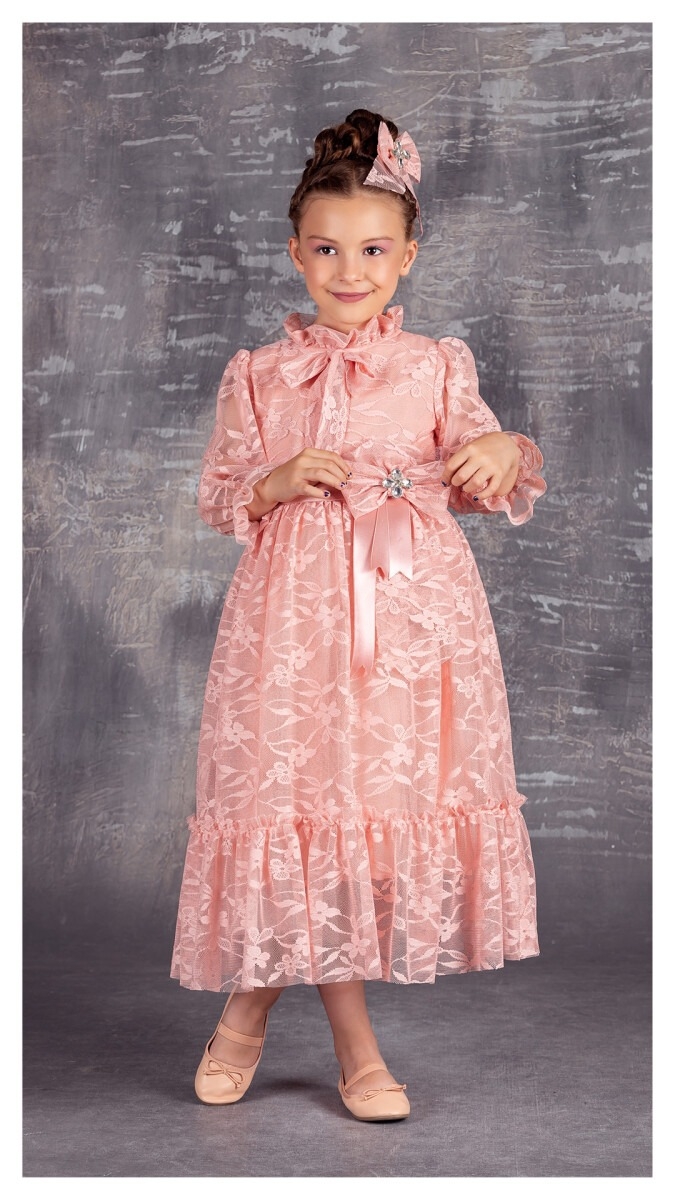 Girl’s Dress – Abiye Elbise 1042-2320 – Brand: Tivido – Kids & Bby Clothes From TheBS Kids Turkey