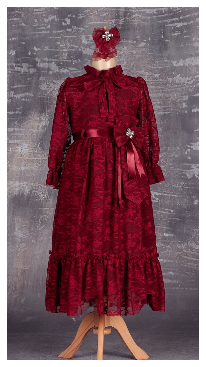 Girl’s Dress – Abiye Elbise 1042-2320 – Brand: Tivido – Kids & Bby Clothes From TheBS Kids Turkey
