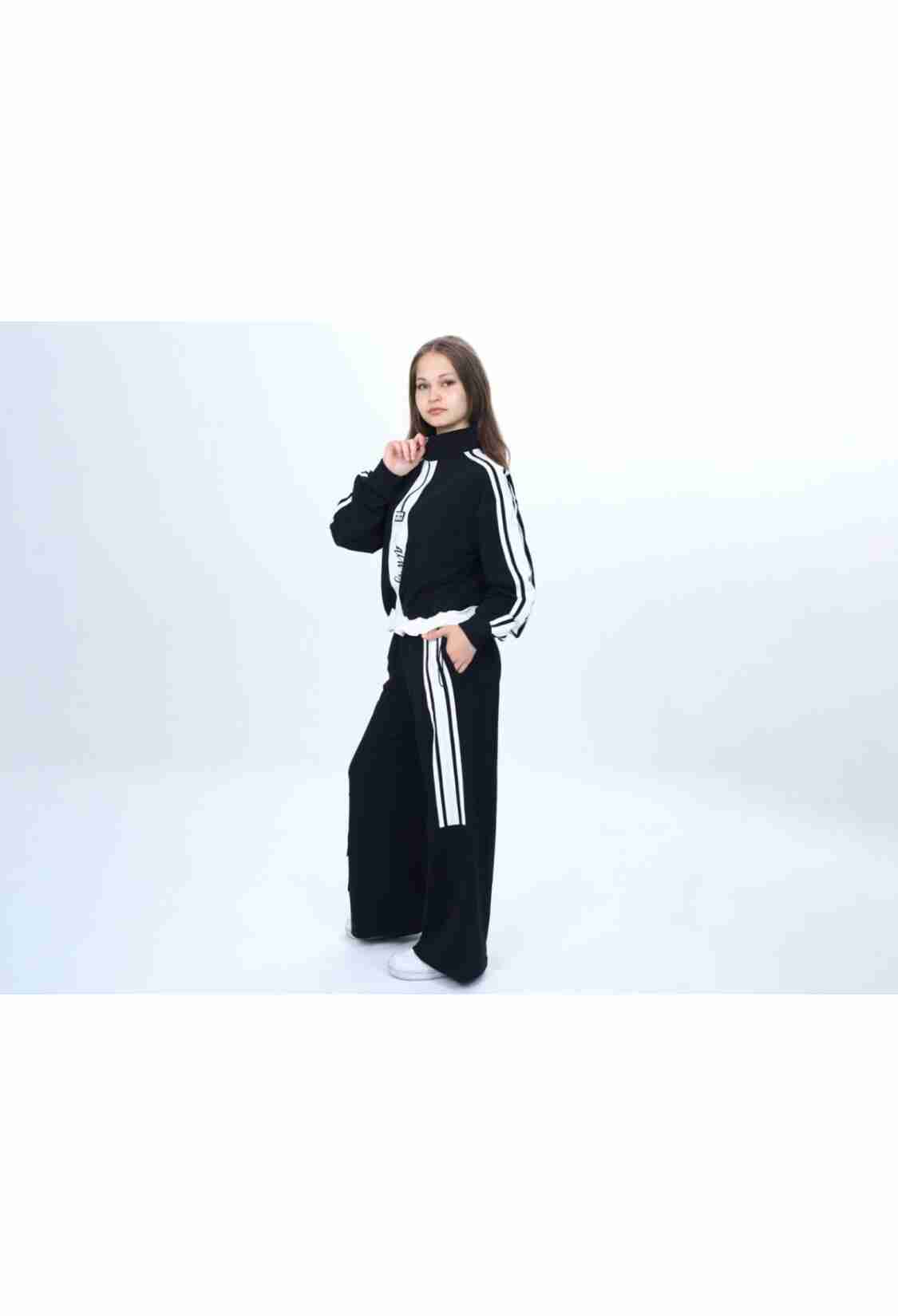 Girls' Suits - B1 - Always Baskılı Kız Takım - Brand: VIZVIZ - Kids & Bby Clothes From TheBS Kids Turkey