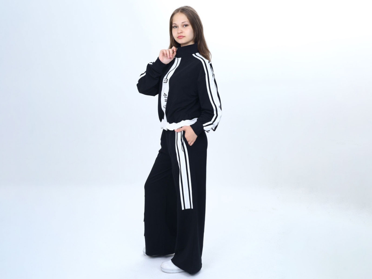 Girls' Suits - B1 - Always Baskılı Kız Takım - Brand: VIZVIZ - Kids & Bby Clothes From TheBS Kids Turkey