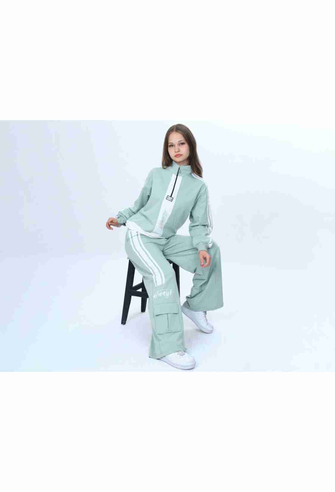 Girls' Suits - B1 - Always Baskılı Kız Takım - Brand: VIZVIZ - Kids & Bby Clothes From TheBS Kids Turkey