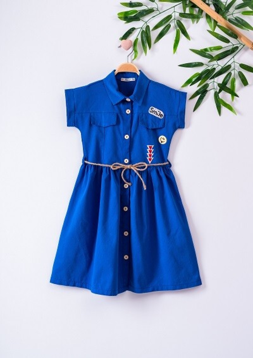 Girl's Dress - Armalı Elbise 1016-221017 - Brand: Büşra Bebe - Kids & Bby Clothes From TheBS Kids Turkey