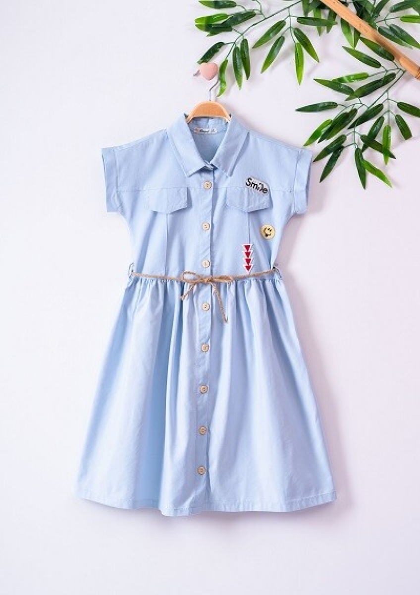 Girl's Dress - Armalı Elbise 1016-221017 - Brand: Büşra Bebe - Kids & Bby Clothes From TheBS Kids Turkey