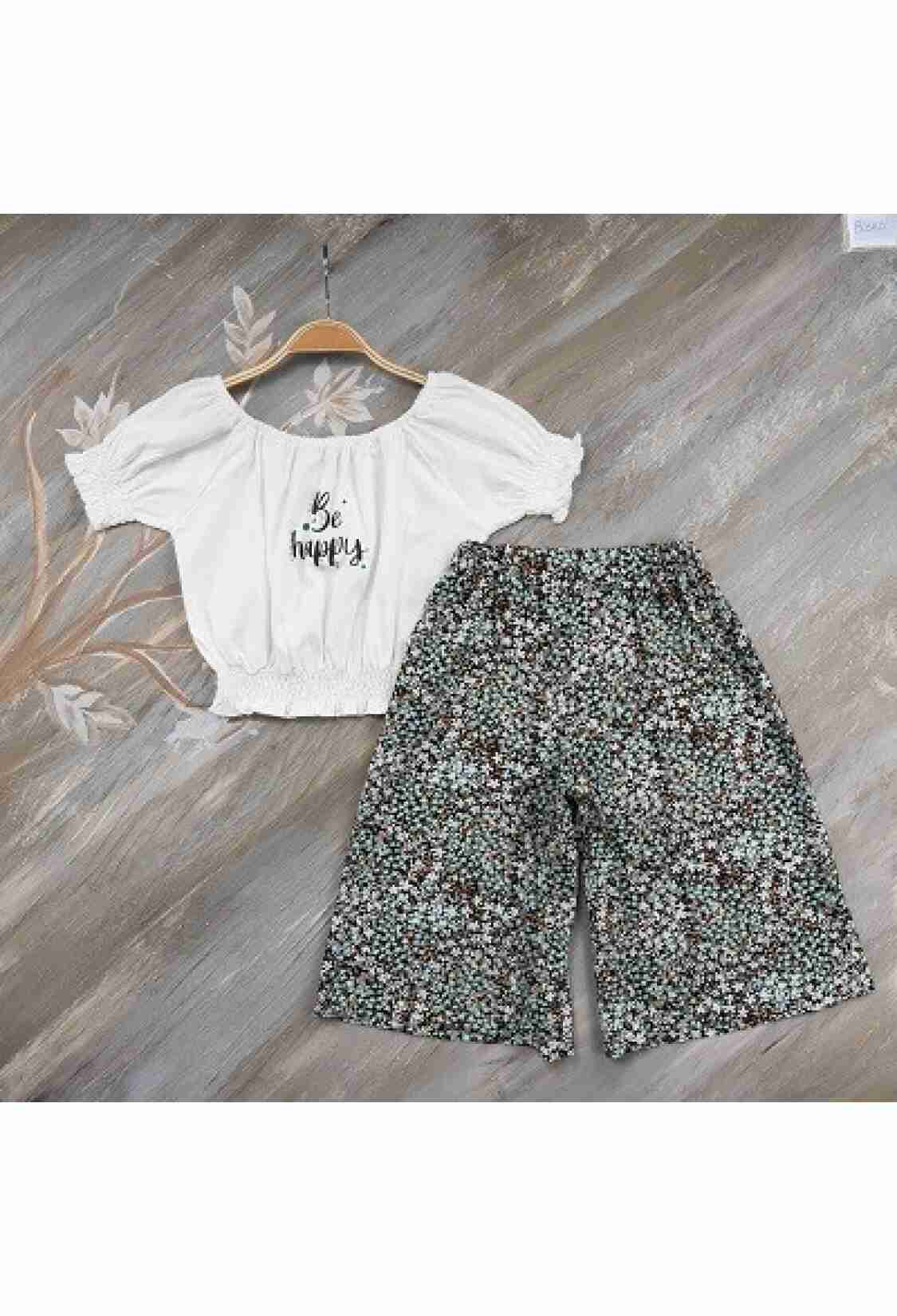 Girls' Suits - Be Happy Kaprili Takım 1016-221073 - Brand: Büşra Bebe - Kids & Bby Clothes From TheBS Kids Turkey