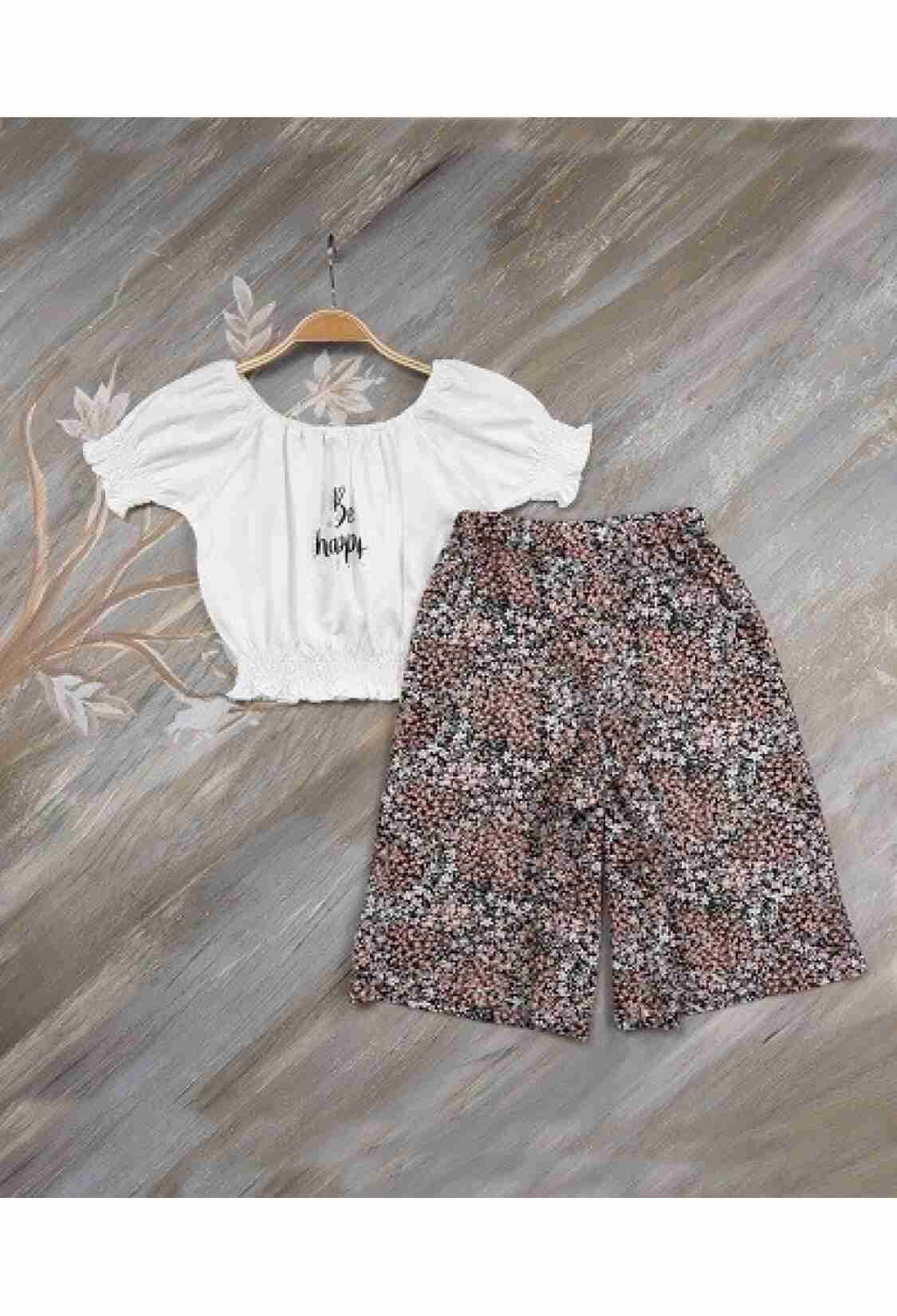 Girls' Suits - Be Happy Kaprili Takım 1016-221073 - Brand: Büşra Bebe - Kids & Bby Clothes From TheBS Kids Turkey