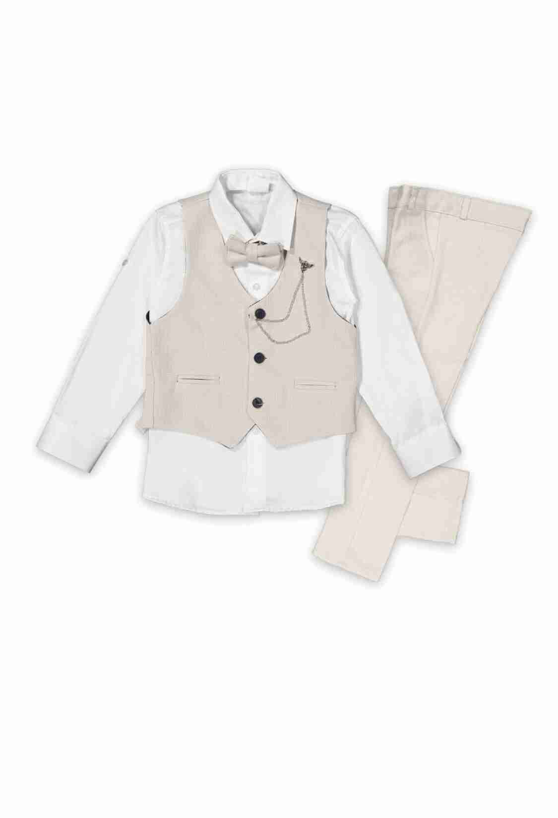Boys' Sets - Buhara Yelekli Zincirli Tam Takım 1036-05590 - Brand: Terry - Kids & Bby Clothes From TheBS Kids Turkey