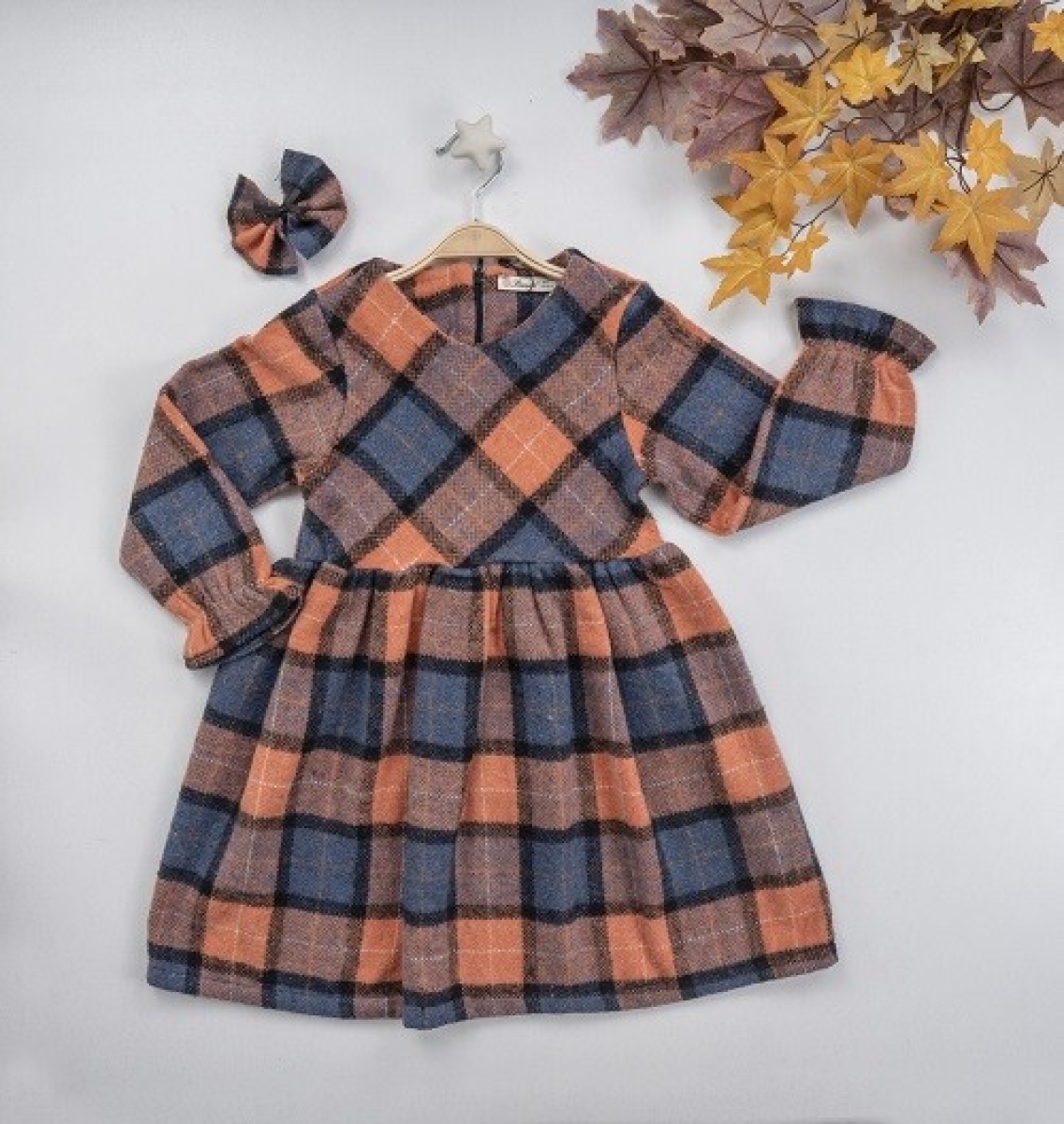 Girl’s Dress – Büşra Ekose Elbise 1016-22262 – Brand: Büşra Bebe – Kids & Bby Clothes From TheBS Kids Turkey