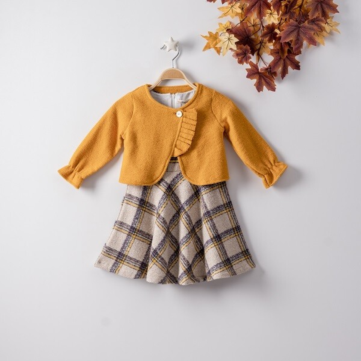 Girl's Dress - Ceketli Elbise 1016-22217 - Brand: Büşra Bebe - Kids & Bby Clothes From TheBS Kids Turkey