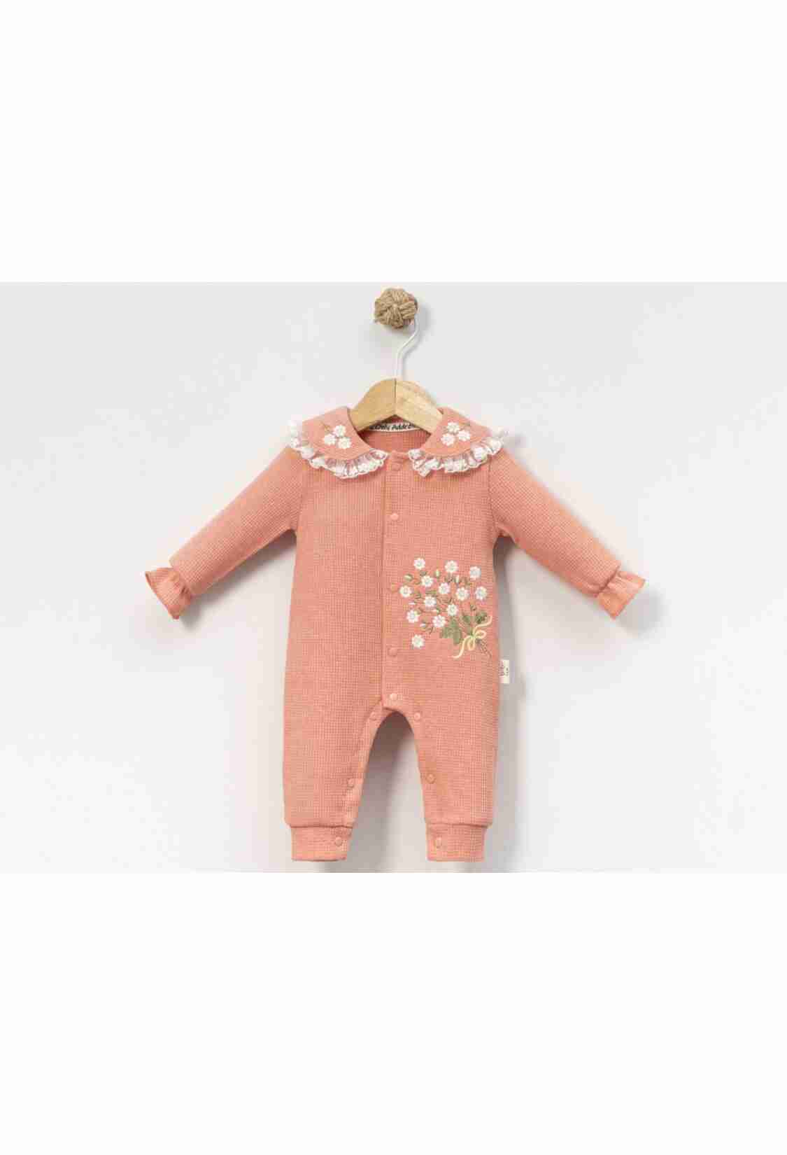 Baby Rompers and Overalls - B1 - Çiçek Nakışlı Kız Bebe Tulum - Brand: CAYZEN - Kids & Bby Clothes From TheBS Kids Turkey