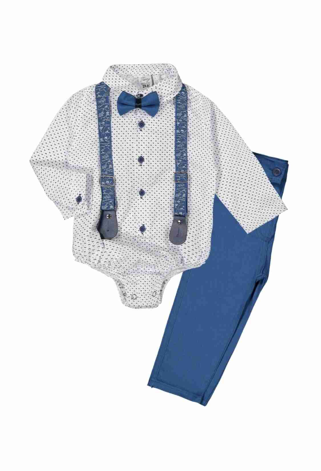 Boys' Sets - Çıtçıtlı Takım Kuş Desen 6-24M 1036-7100 - Brand: Terry - Kids & Bby Clothes From TheBS Kids Turkey