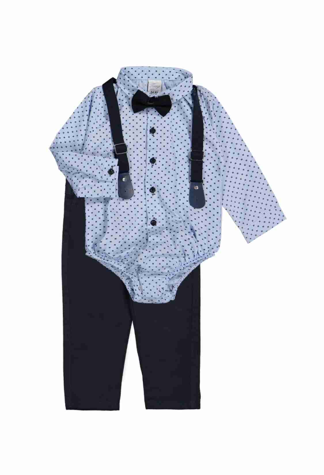 Baby Sets - Çıtçıtlı Takım Renkli Zemin 1036-7106 - Brand: Terry - Kids & Bby Clothes From TheBS Kids Turkey