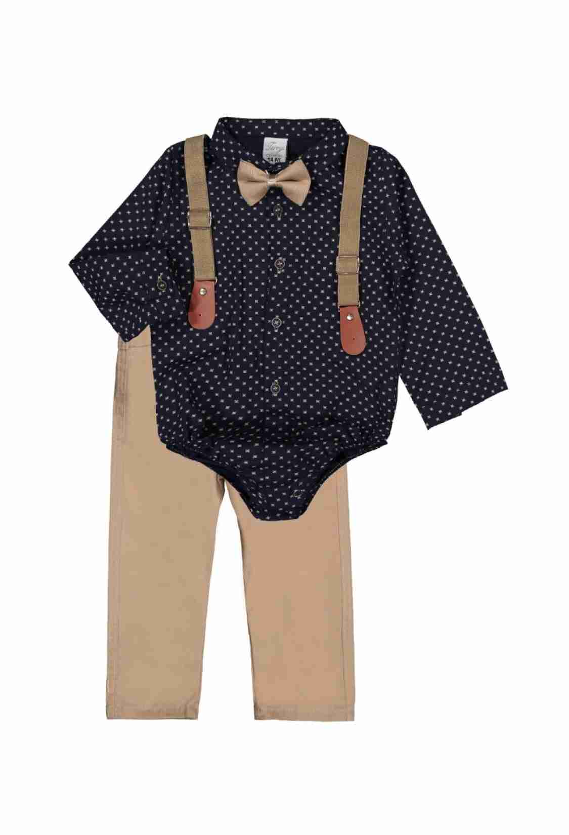 Baby Sets - Çıtçıtlı Takım Renkli Zemin 1036-7106 - Brand: Terry - Kids & Bby Clothes From TheBS Kids Turkey