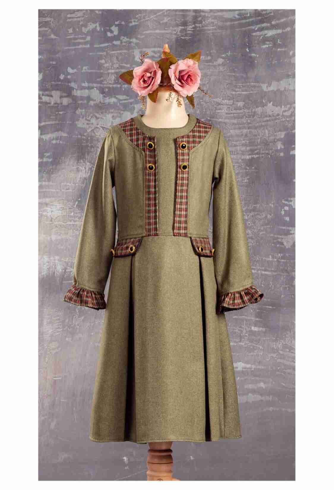 Girl's Dress - Garnili Elbise 1042-2329 - Brand: Tivido - Kids & Bby Clothes From TheBS Kids Turkey