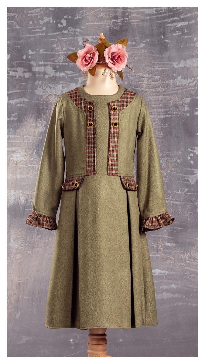 Girl’s Dress – Garnili Elbise 1042-2329 – Brand: Tivido – Kids & Bby Clothes From TheBS Kids Turkey