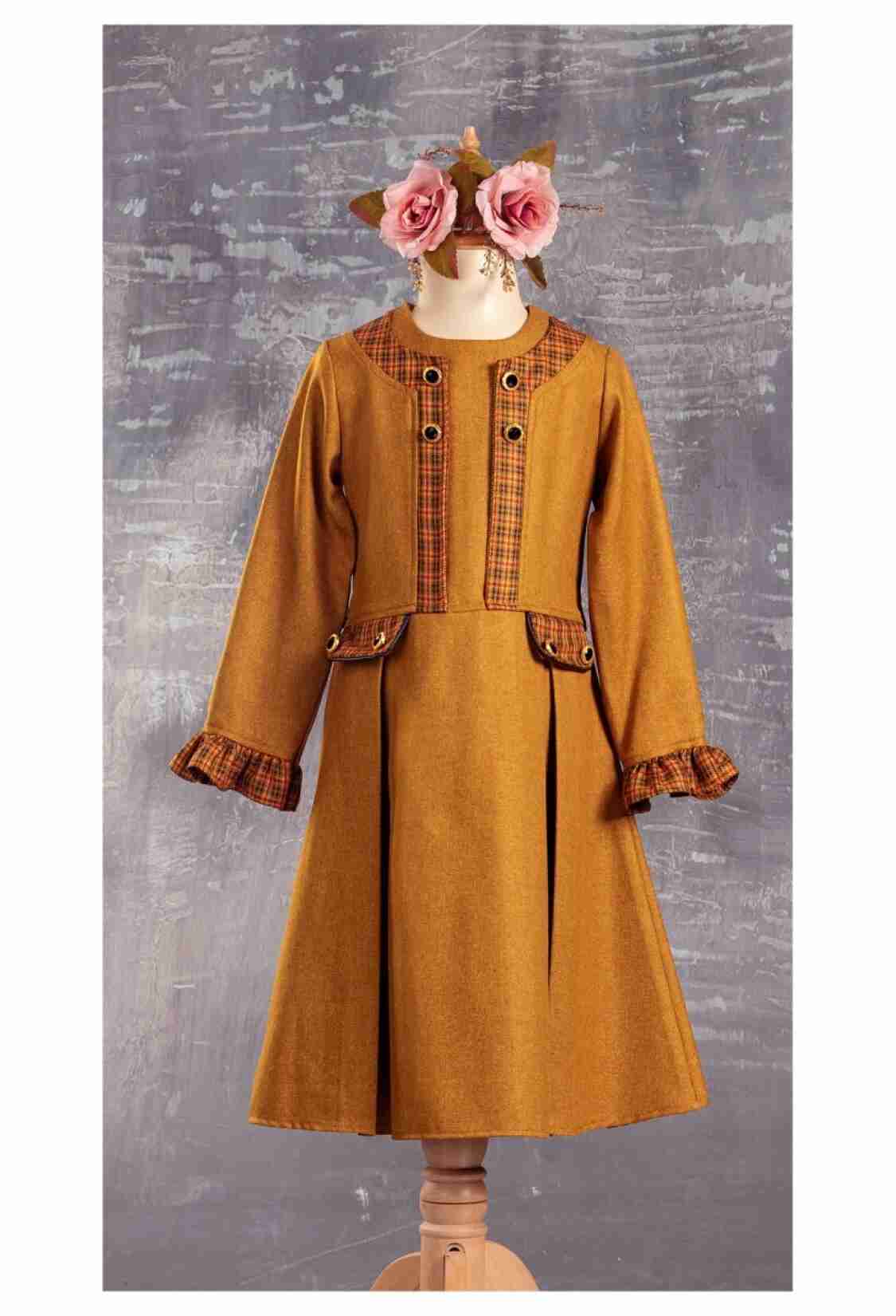 Girl's Dress - Garnili Elbise 1042-2329 - Brand: Tivido - Kids & Bby Clothes From TheBS Kids Turkey