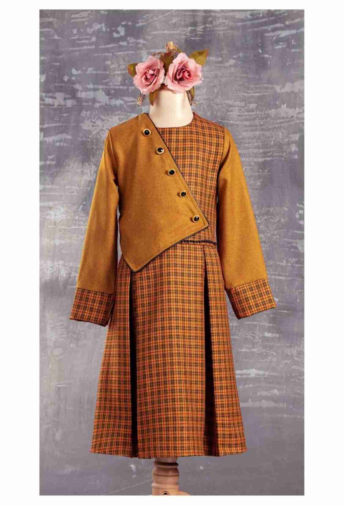 Girl's Dress - Garnili Elbise 1042-2330 - Brand: Tivido - Kids & Bby Clothes From TheBS Kids Turkey