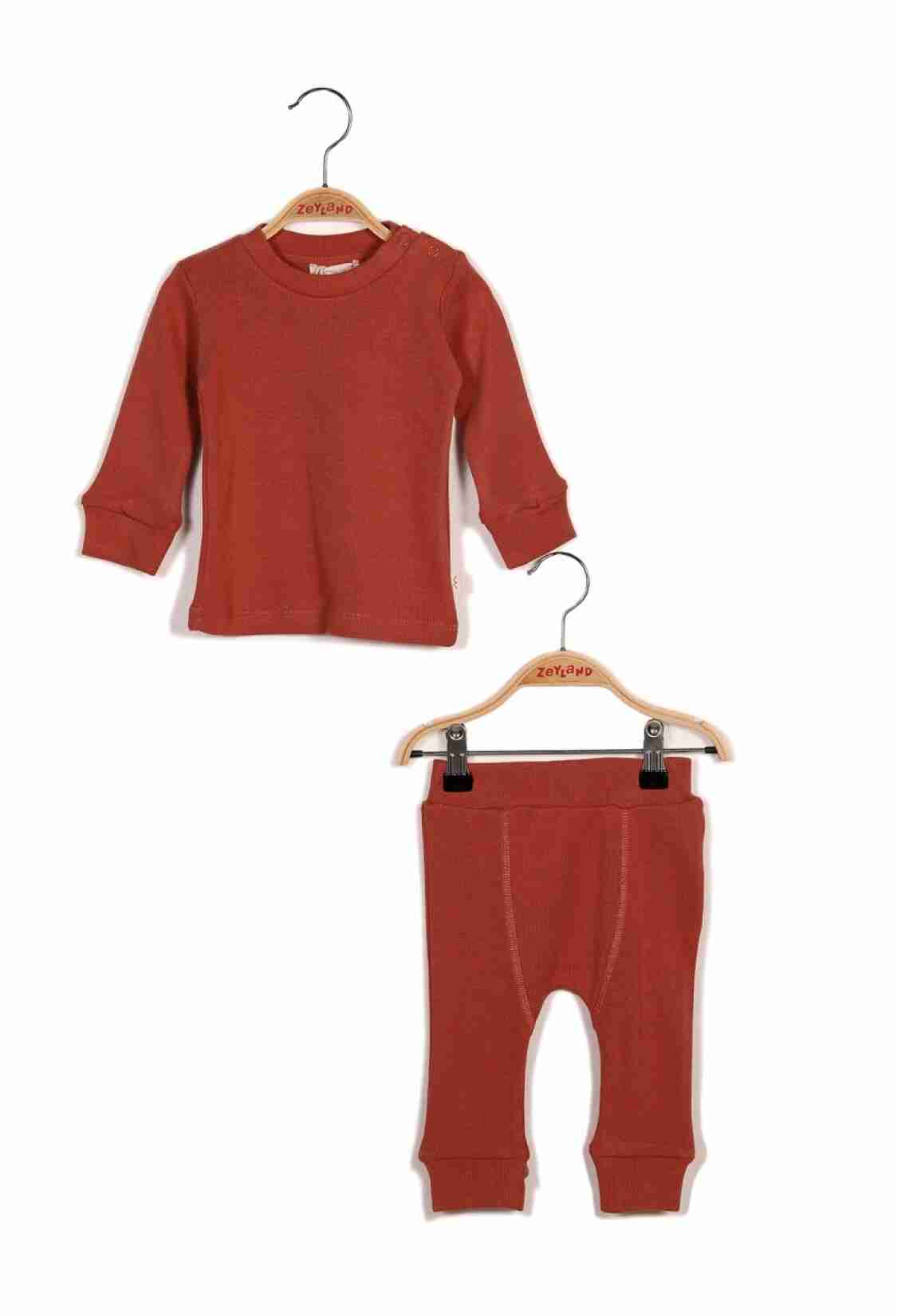 Baby Tops - Gots Sertifikalı %100 Organik Pamuk İkili Takım 1070-232M1MAC79 - Brand: Zeyland - Kids & Bby Clothes From TheBS Kids Turkey