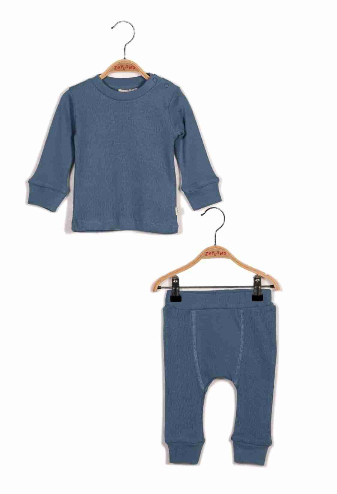 Baby Tops - Gots Sertifikalı %100 Organik Pamuk İkili Takım 1070-232M1MAC79 - Brand: Zeyland - Kids & Bby Clothes From TheBS Kids Turkey