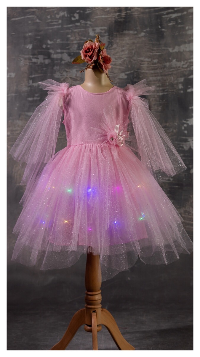 Girl’s Dress – Işıklı Abiye 1042-2336 – Brand: Tivido – Kids & Bby Clothes From TheBS Kids Turkey