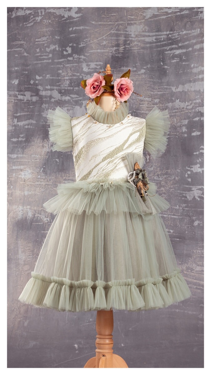 Girl's Dress - Jakar Elbise 1042-2323 - Brand: Tivido - Kids & Bby Clothes From TheBS Kids Turkey