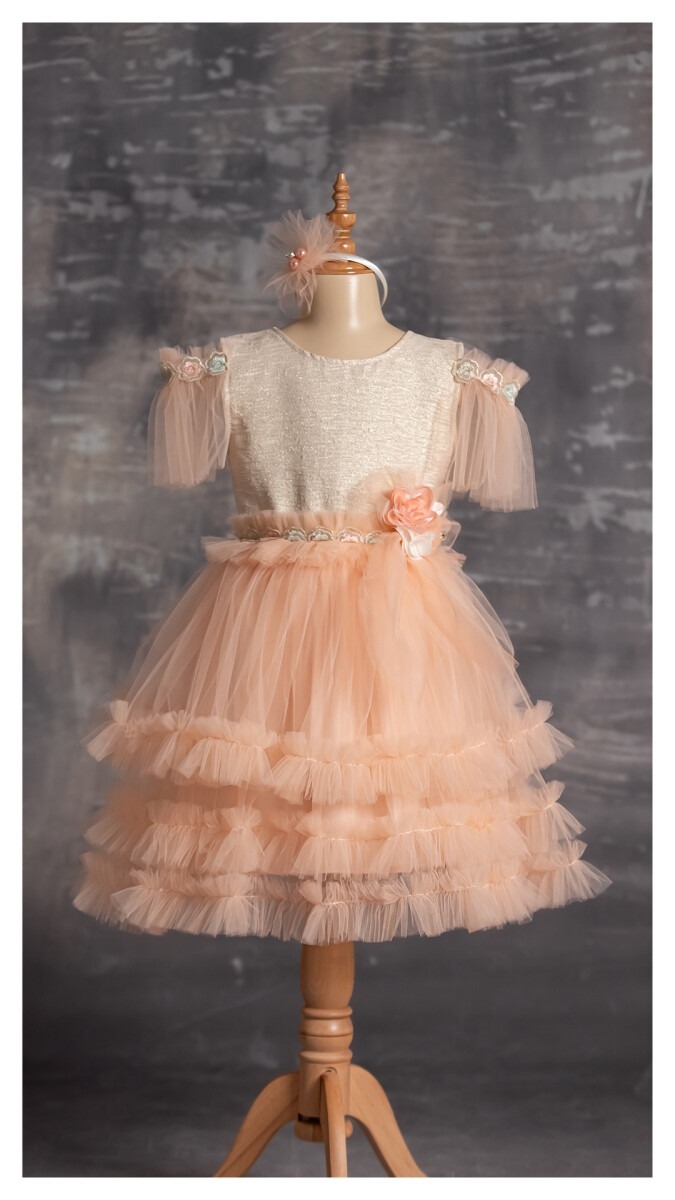 Girl's Dress - Jakar Elbise 1042-2326 - Brand: Tivido - Kids & Bby Clothes From TheBS Kids Turkey