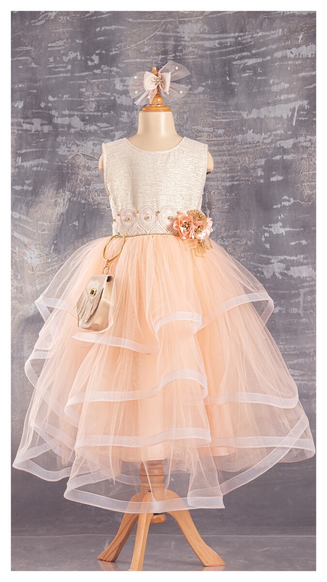 Girl’s Dress – Jakar Elbise 1042-2327 – Brand: Tivido – Kids & Bby Clothes From TheBS Kids Turkey