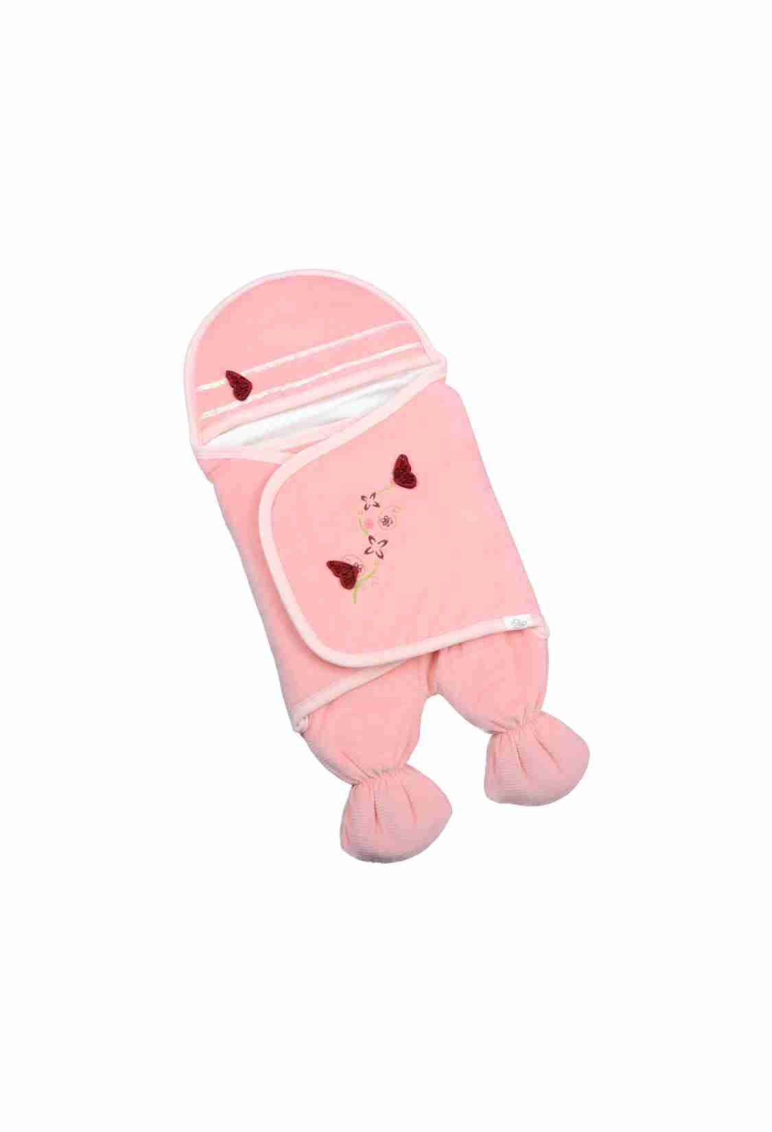 Sleep Products - KADİFE KELEBEKLİ AYAKLI KUNDAK 1074-45039 - Brand: Tomuycuk - Kids & Bby Clothes From TheBS Kids Turkey