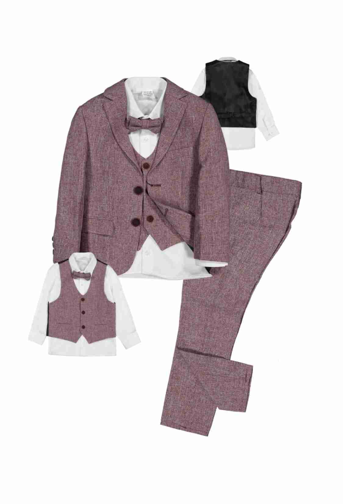 Boys' Sets - Katyonik Ceketli Yelekli Tam Takım 1036 - - Brand: Terry - Kids & Bby Clothes From TheBS Kids Turkey