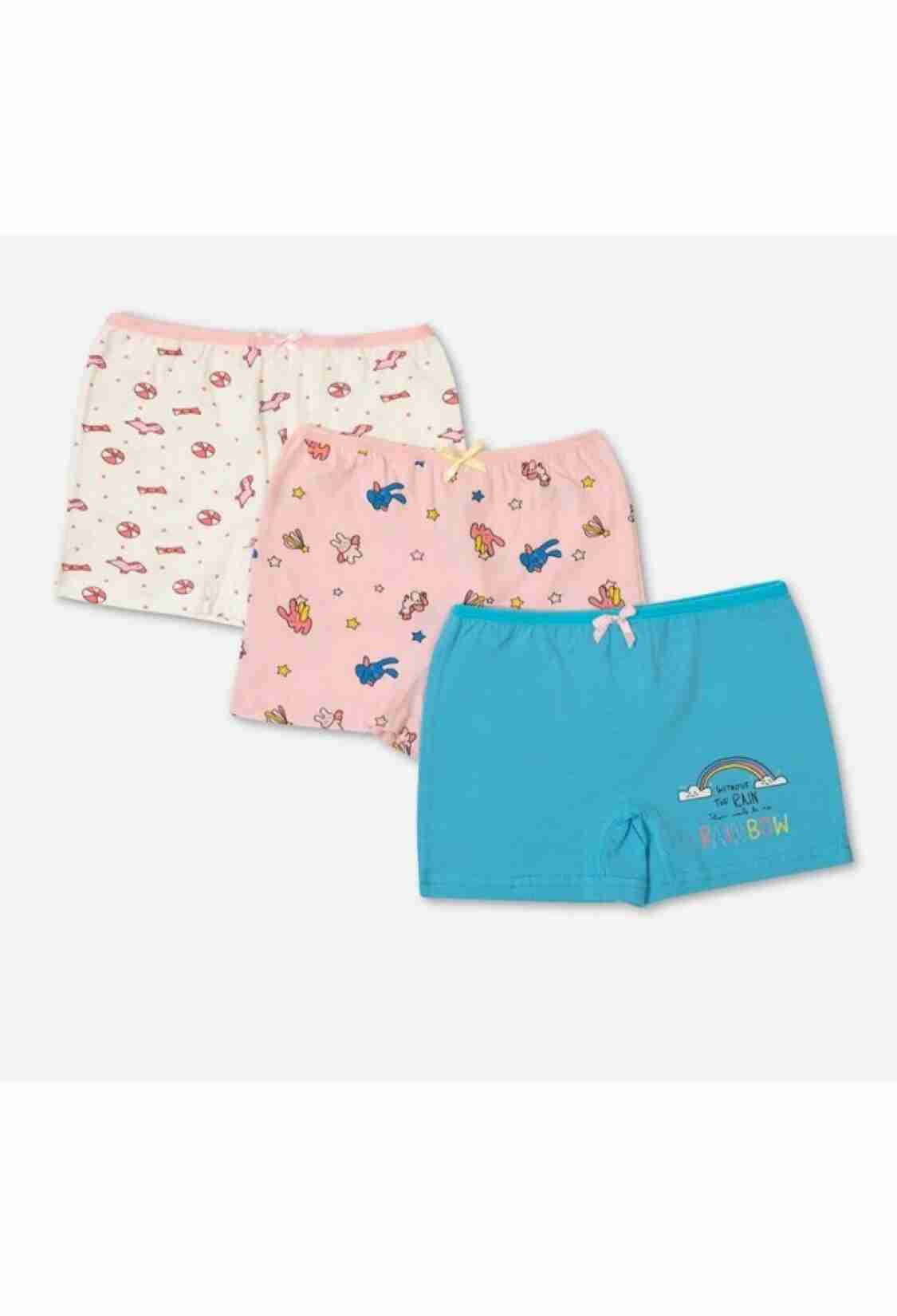 Girls' Socks & Underwear - Kız Çocuk Boxer 15'li 1064-DFN-B037-22 - Brand: Defne - Kids & Bby Clothes From TheBS Kids Turkey