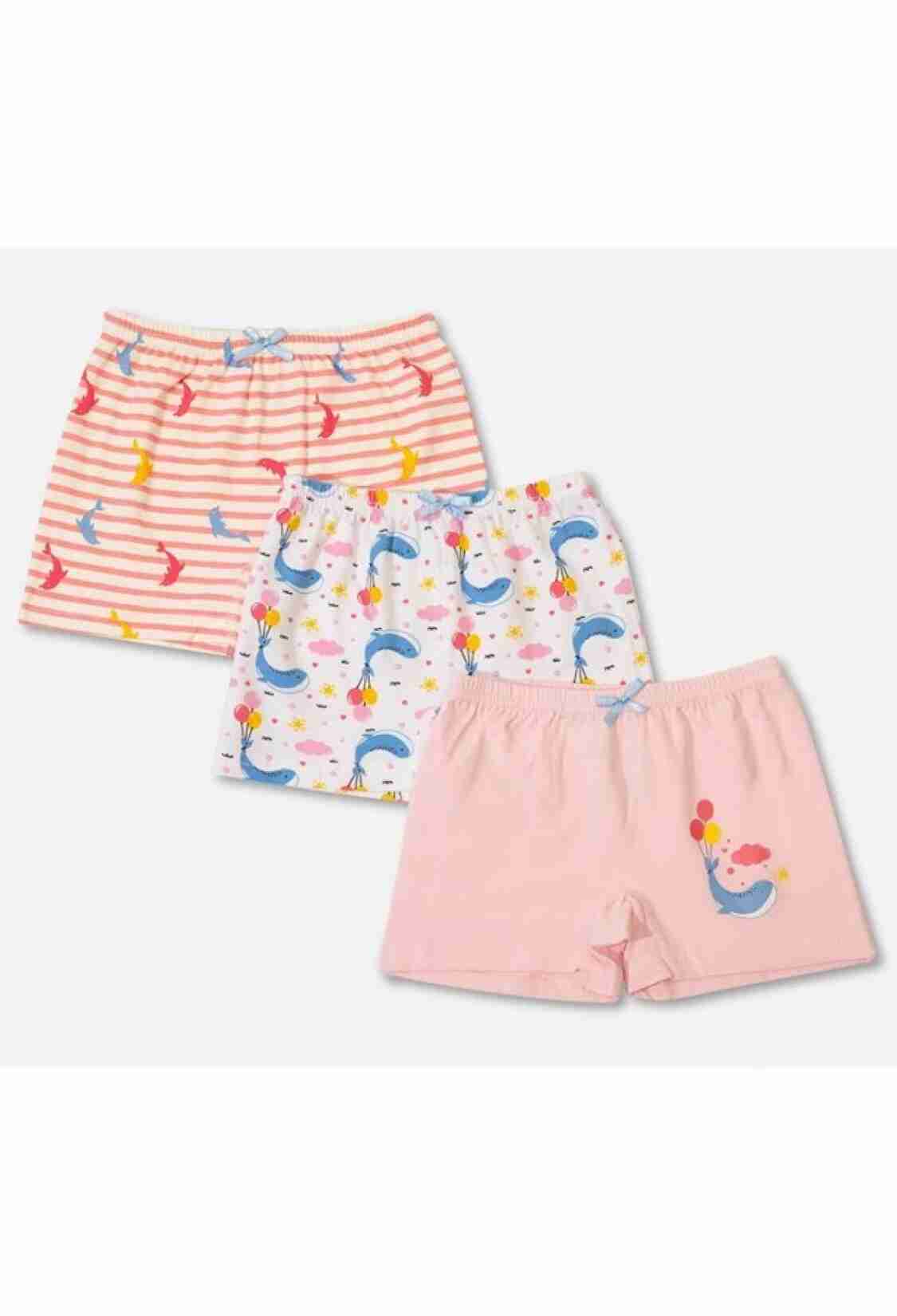 Girls' Socks & Underwear - Kız Çocuk Boxer 15'li 1064-DFN-B039-22 - Brand: Defne - Kids & Bby Clothes From TheBS Kids Turkey