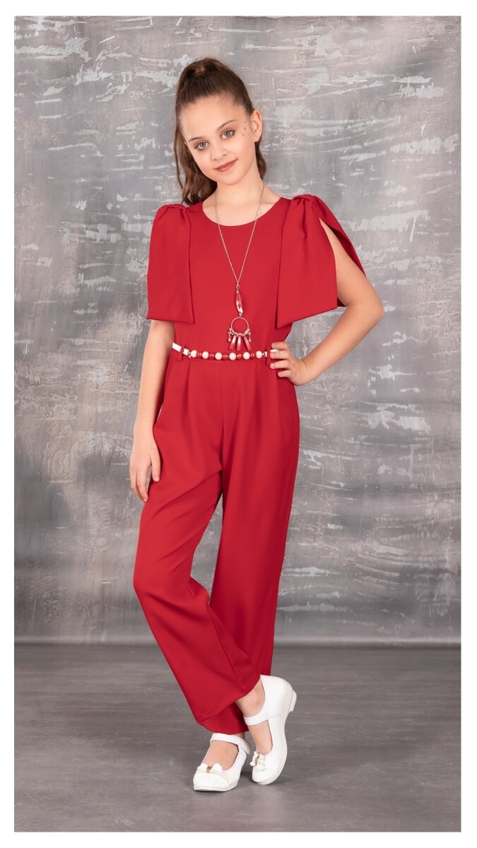 Girl’s Jumpsuit – Kolyeli Tulum 1042-1834 – Brand: Tivido – Kids & Bby Clothes From TheBS Kids Turkey