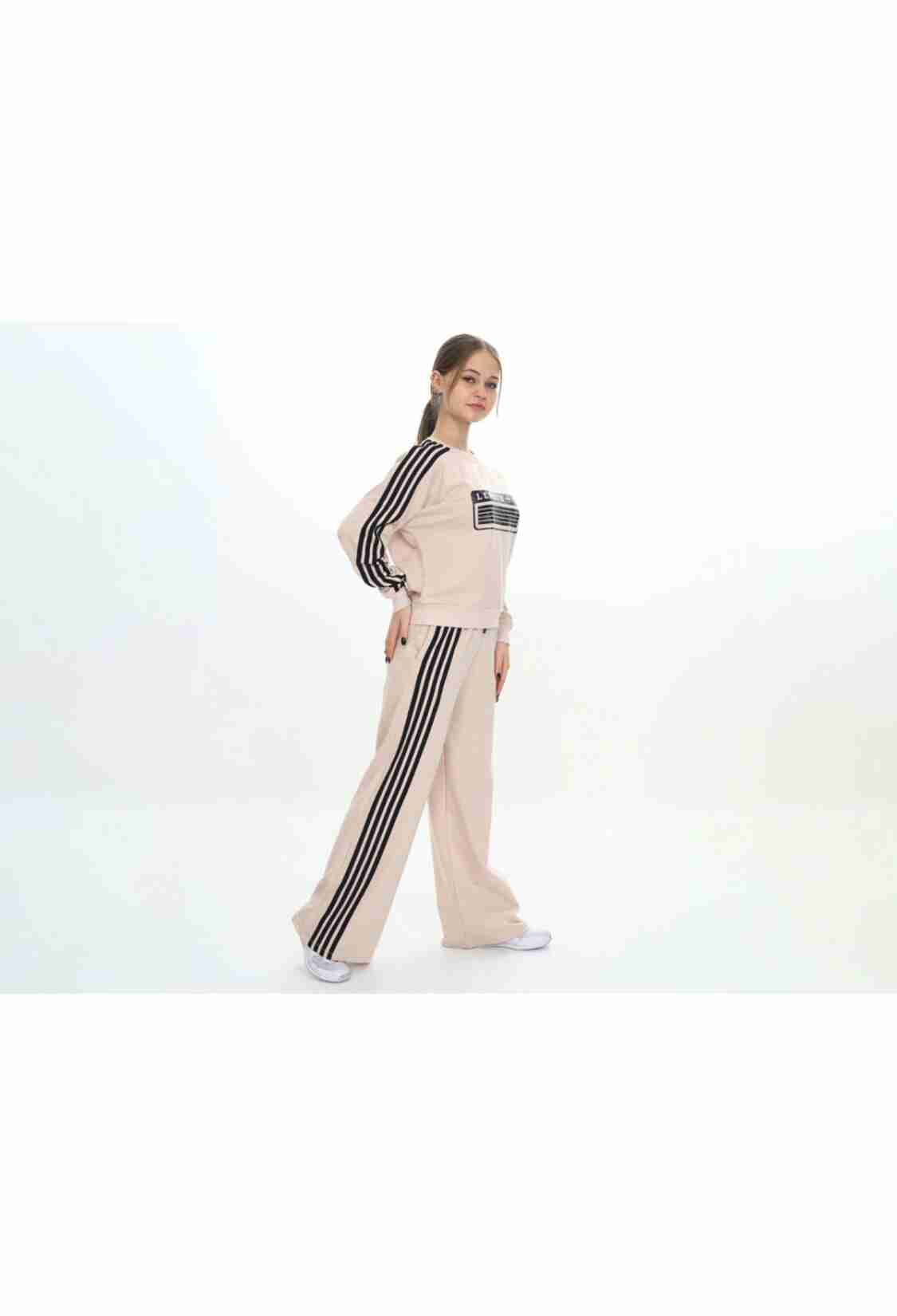 Girls' Suits - B1 - Lenght Baskılı Kız Takım - Brand: VIZVIZ - Kids & Bby Clothes From TheBS Kids Turkey