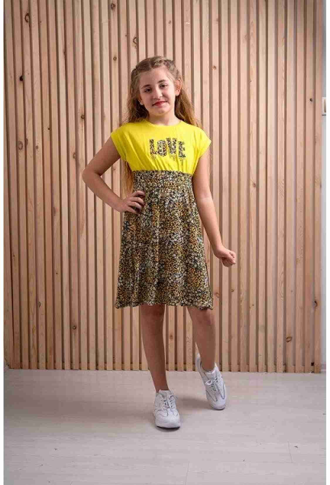 Girl's Dress - Love Vıscon Elbise 1016-221038 - Brand: Büşra Bebe - Kids & Bby Clothes From TheBS Kids Turkey