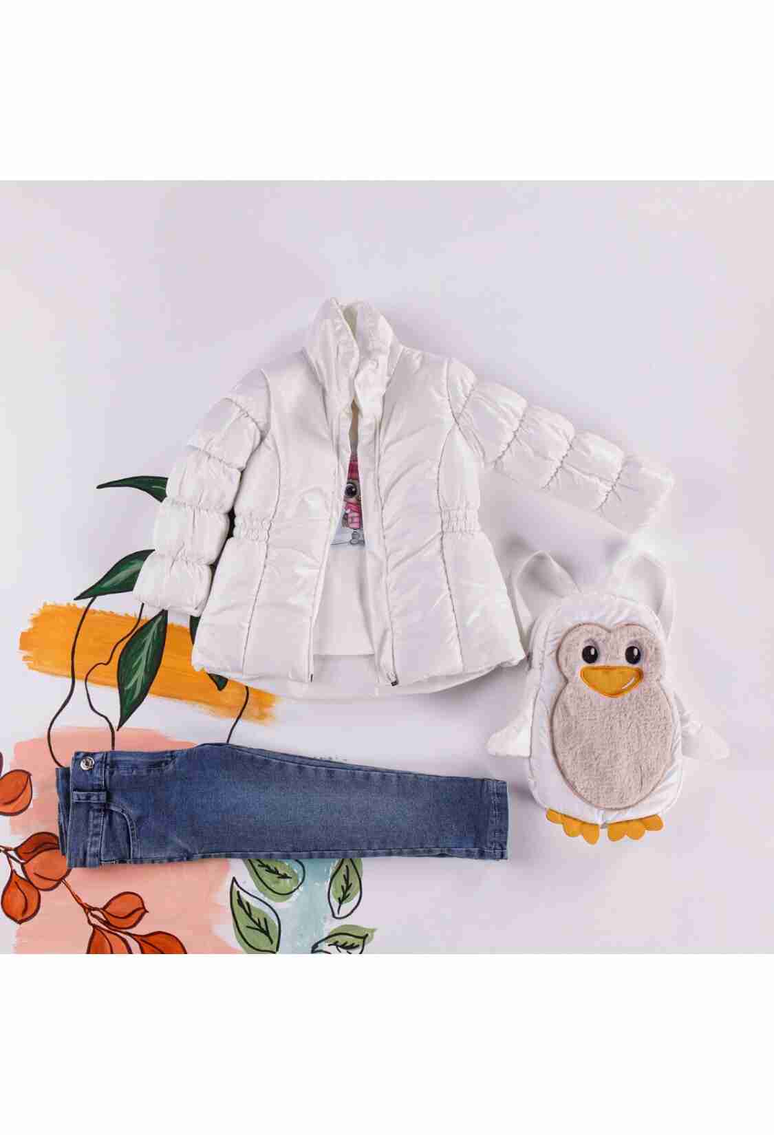 Girls' Outerwear - Mikro Mont Badi Pantolon Çantalı Takım 1055-5404 - Brand: Miss Lore - Kids & Bby Clothes From TheBS Kids Turkey