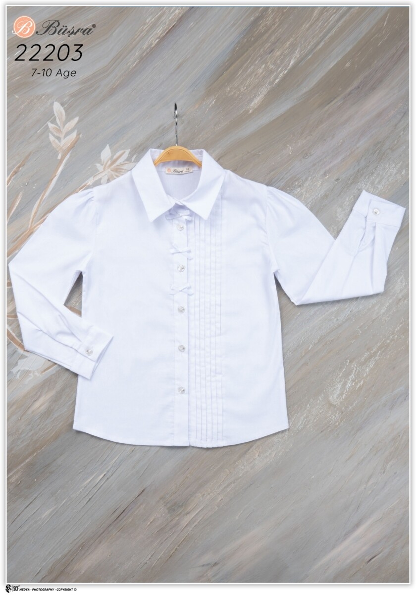 Girl's Shirt - NERVÜLLÜ GÖMLEK 1016-22203 - Brand: Büşra Bebe - Kids & Bby Clothes From TheBS Kids Turkey