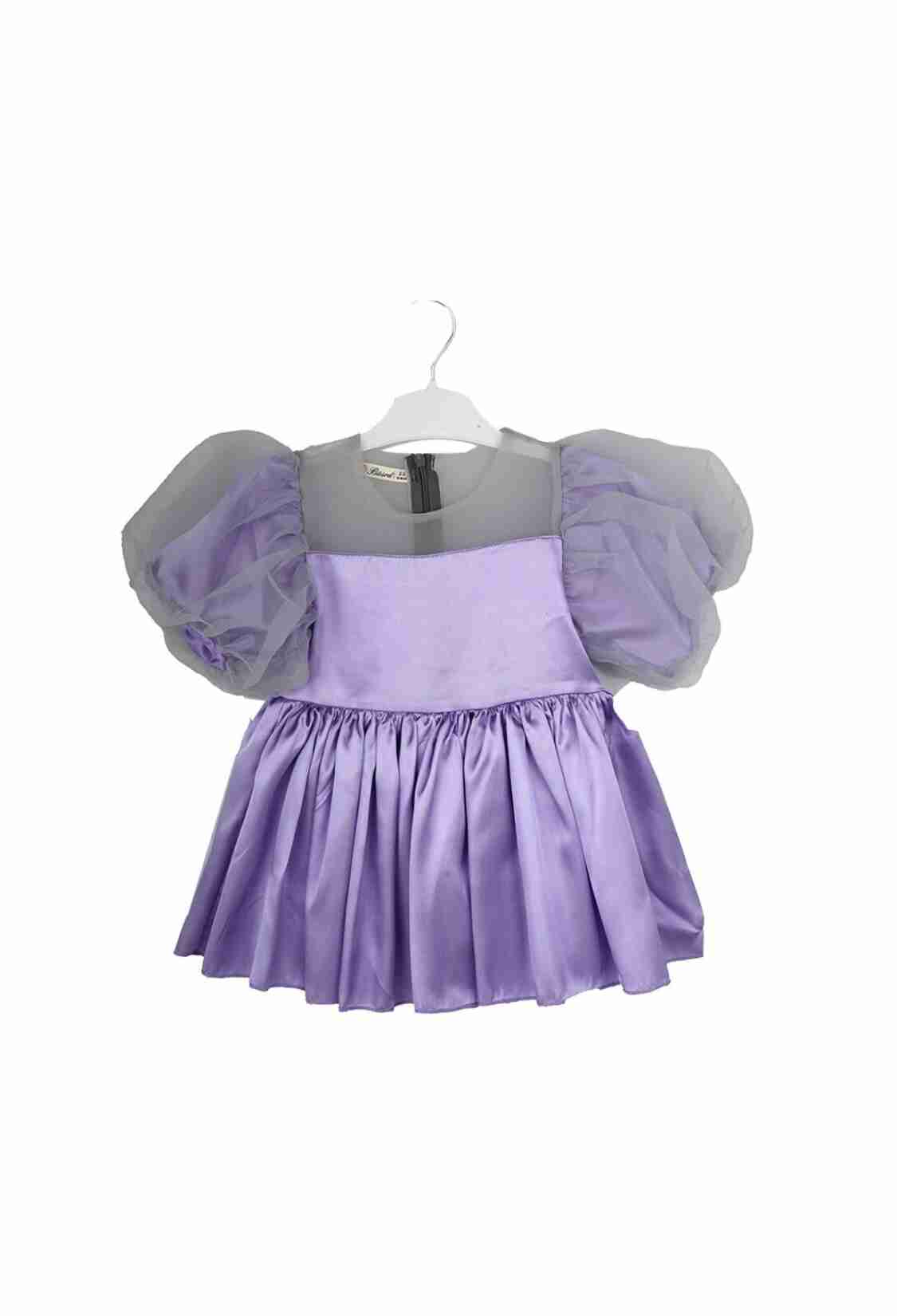 Girl's Dress - Organze Fiyonklu Elbise 3-6Y 1016-212034 - Brand: Büşra Bebe - Kids & Bby Clothes From TheBS Kids Turkey