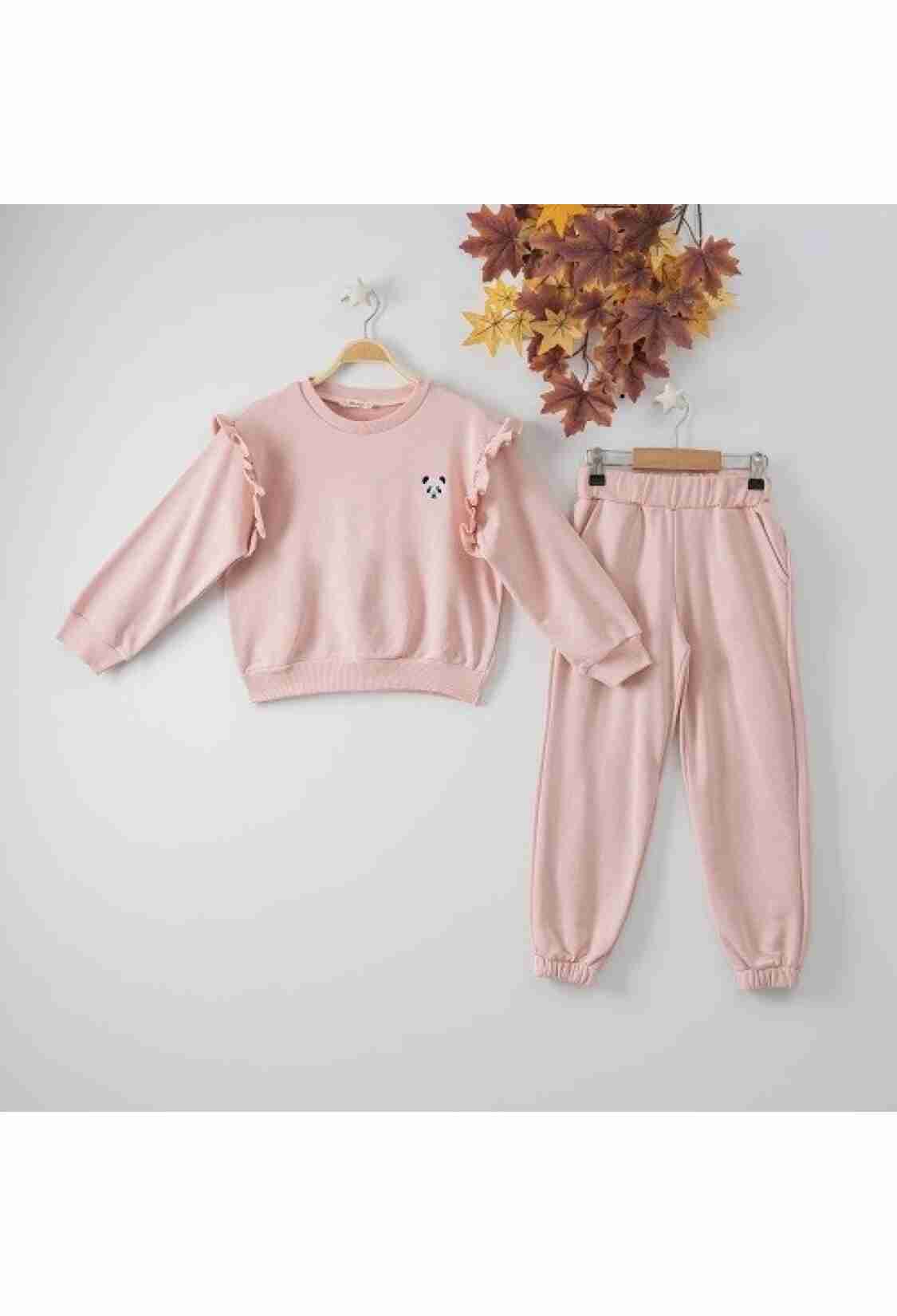 Girls' Suits - PANDA NAKILI 3P EOFMAN TK 1016-22263 - Brand: Büşra Bebe - Kids & Bby Clothes From TheBS Kids Turkey