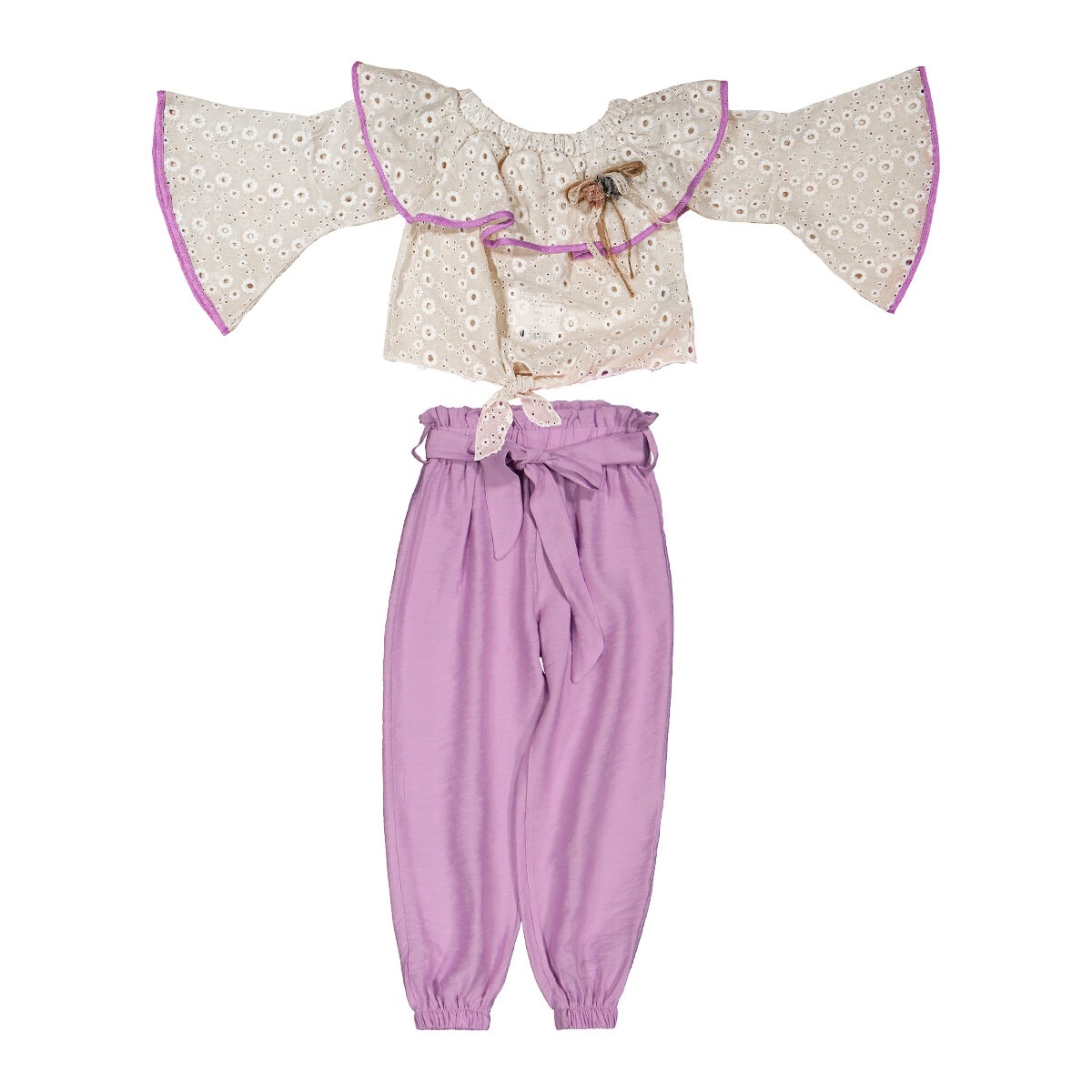 Girls' Suits - Papatya Brode Takım 1016-211120 - Brand: Büşra Bebe - Kids & Bby Clothes From TheBS Kids Turkey