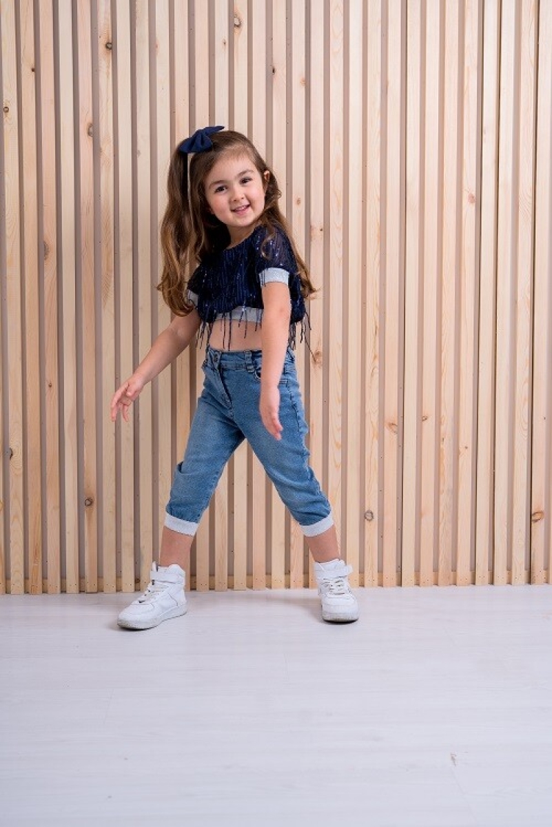 Girls' Suits - Shakırd Lastikli Takım 1016-211128 - Brand: Büşra Bebe - Kids & Bby Clothes From TheBS Kids Turkey
