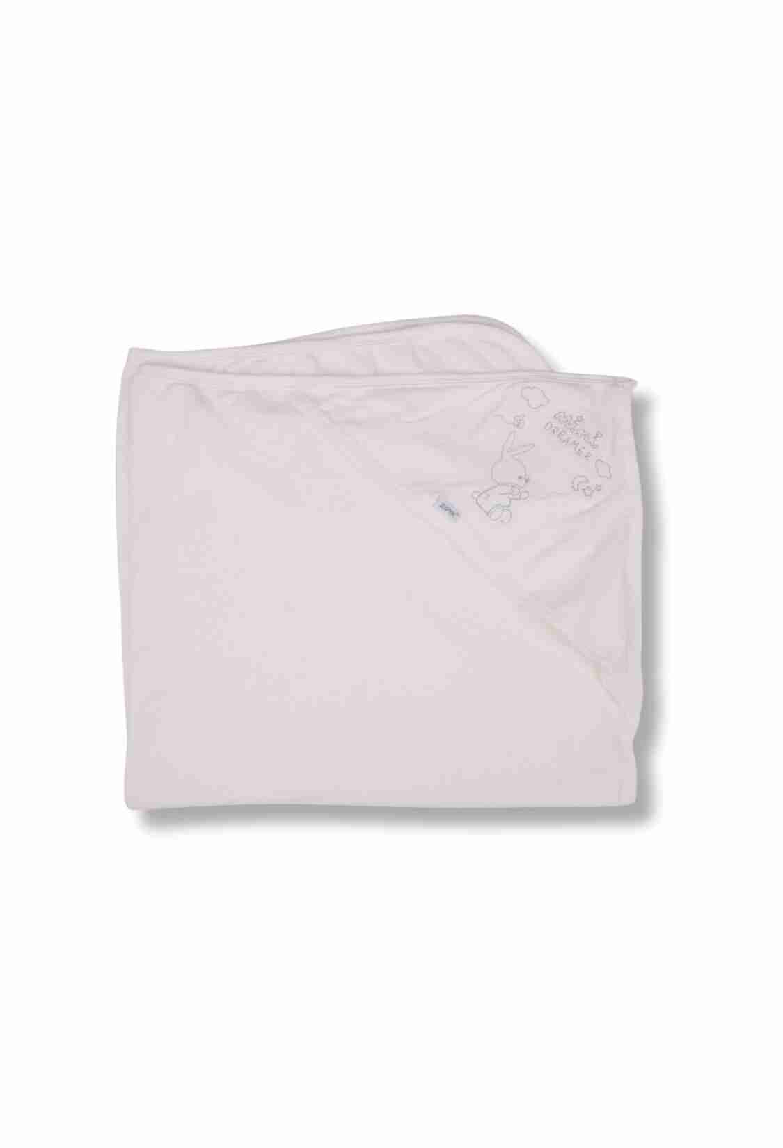 Newborn - B1 - Tavşan Nakışlı Kız Bebe Havlu - Brand: ZIPIR - Kids & Bby Clothes From TheBS Kids Turkey