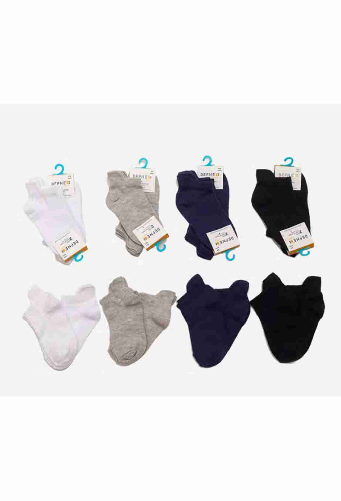 Underwear - Socks - Pajamas - Toptan 24 Çift Bebe Patik Çorap (Kutu) 1064-DFN2P-E008-22(6-12) - Brand: Defne - Kids & Bby Clothes From TheBS Kids Turkey