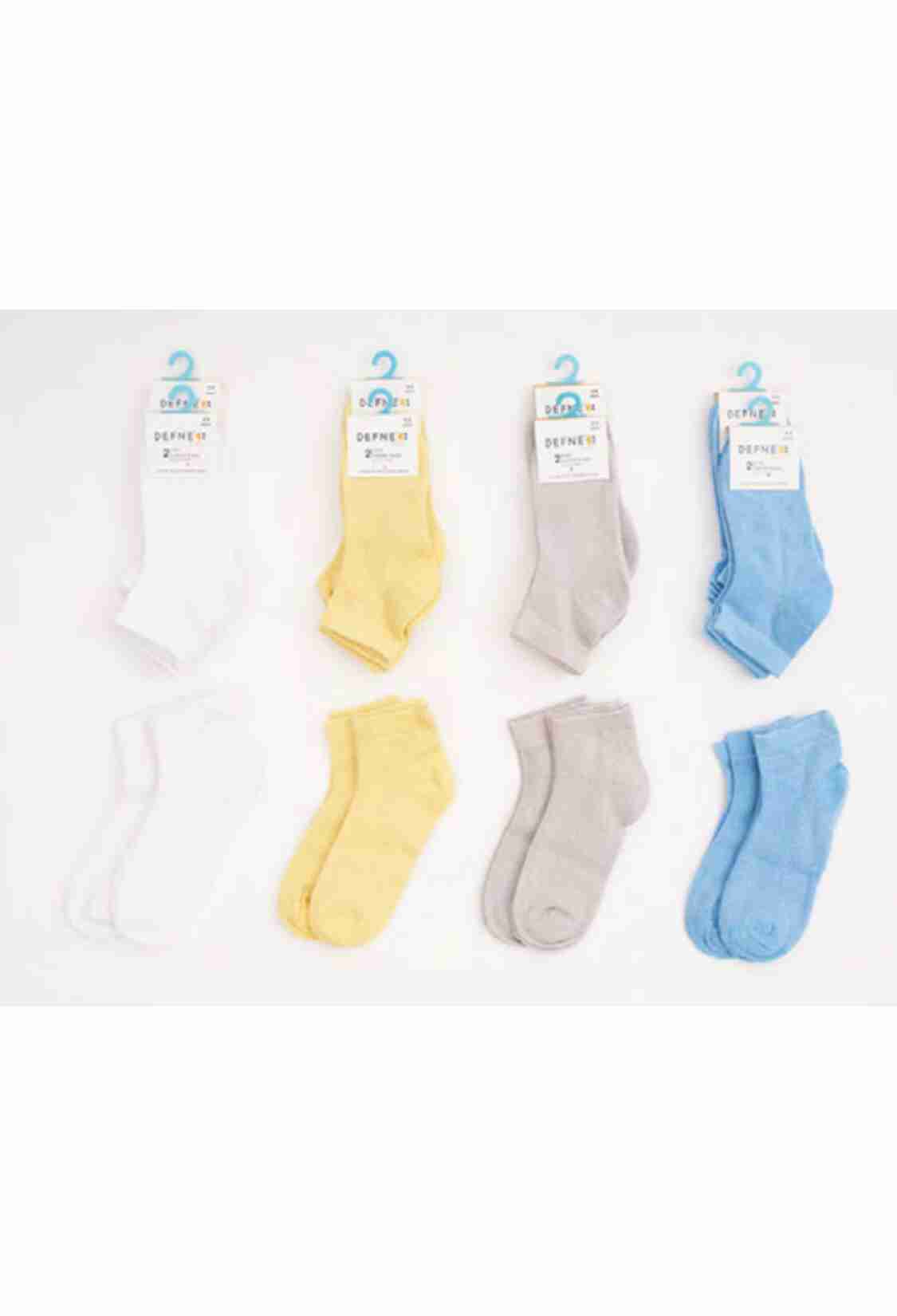 Underwear - Socks - Pajamas - Toptan 24 Çift Bebe Patik Çorap (Kutu) 1064-DFN2P-E015-23(12-18) - Brand: Defne - Kids & Bby Clothes From TheBS Kids Turkey