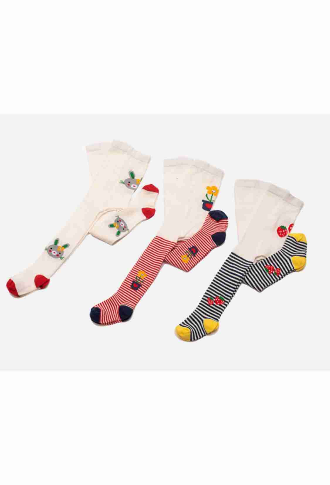 Underwear - Socks - Pajamas - Toptan 6'lı Bebek Külotlu Çorap 1064-KKLT-021-21(0-6) - Brand: Defne - Kids & Bby Clothes From TheBS Kids Turkey