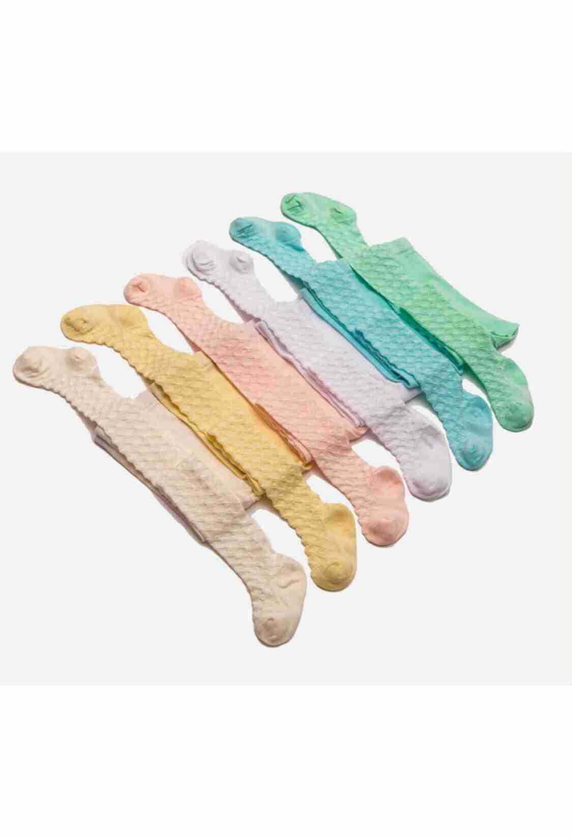 Underwear - Socks - Pajamas - Toptan 6'lı Desenli Bebek Külotlu Çorap 1064-KKLT-J002-21(0-6) - Brand: Defne - Kids & Bby Clothes From TheBS Kids Turkey