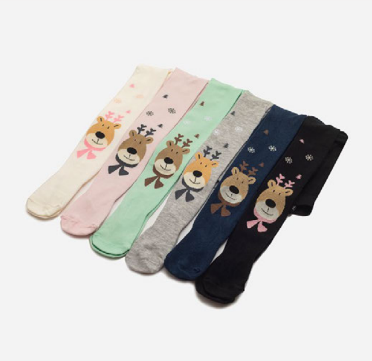 Girls' Socks & Underwear - Toptan 6'lı Kız Çocuk Külotlu Çorap 1064-ÇKLT-015-21(3-4) - Brand: Defne - Kids & Bby Clothes From TheBS Kids Turkey