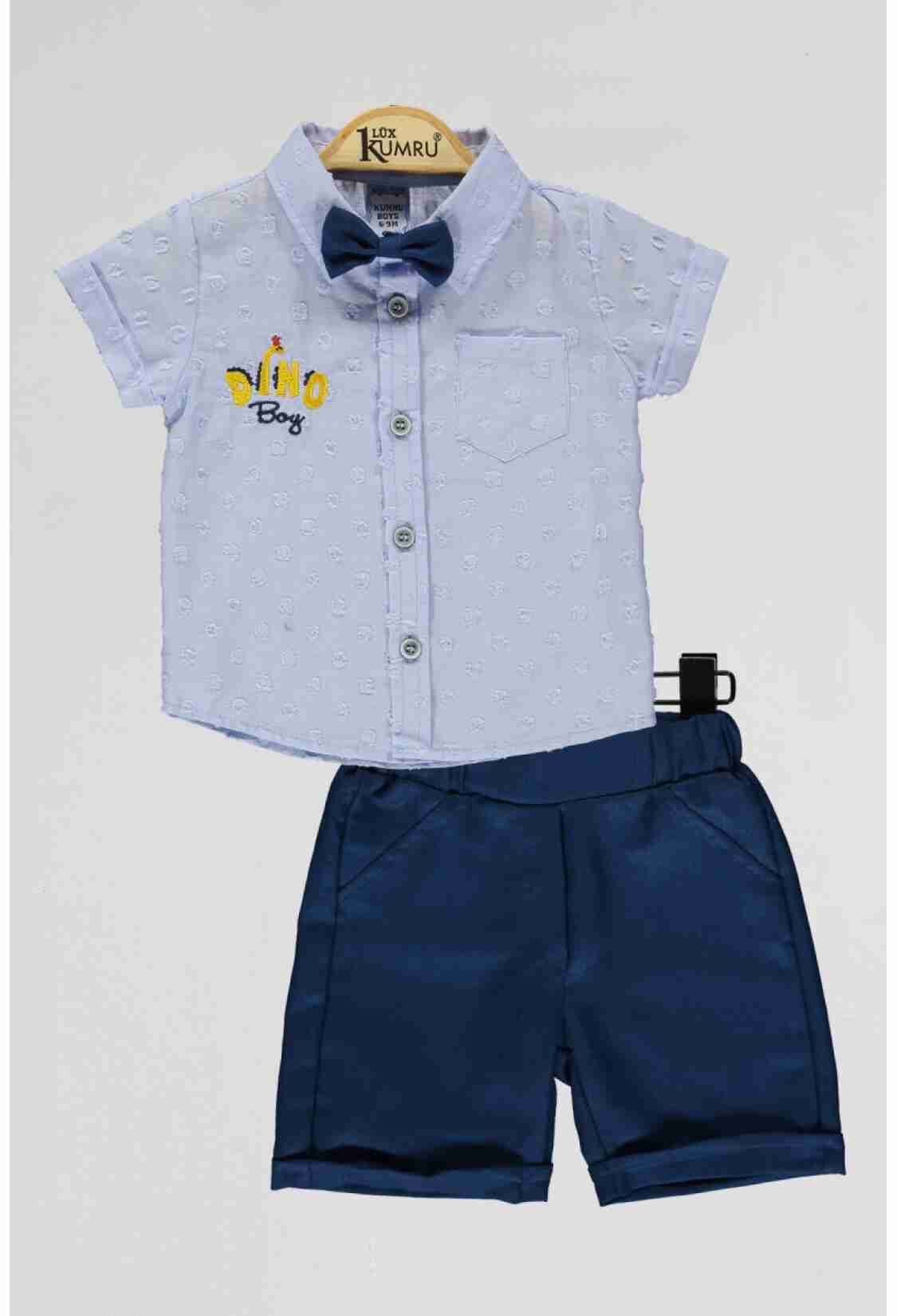 Baby Sets - Toptan Bebek 2'li Gömlek ve Şort Takım 6-18M 1075-4091 - Brand: Kumru Bebe - Kids & Bby Clothes From TheBS Kids Turkey