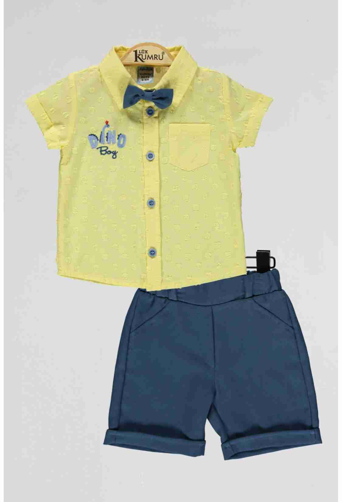 Baby Sets - Toptan Bebek 2'li Gömlek ve Şort Takım 6-18M 1075-4091 - Brand: Kumru Bebe - Kids & Bby Clothes From TheBS Kids Turkey