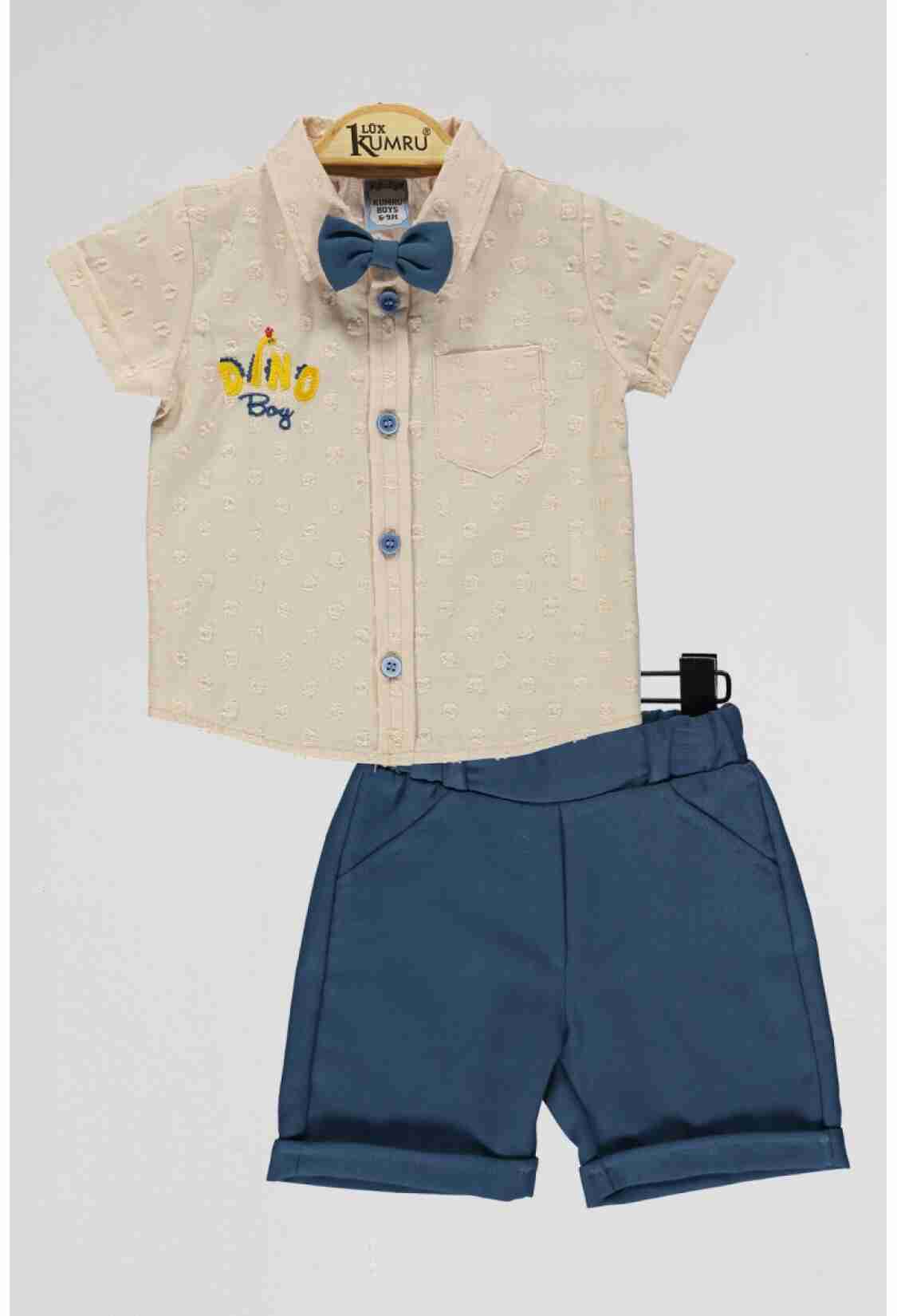 Baby Sets - Toptan Bebek 2'li Gömlek ve Şort Takım 6-18M 1075-4091 - Brand: Kumru Bebe - Kids & Bby Clothes From TheBS Kids Turkey