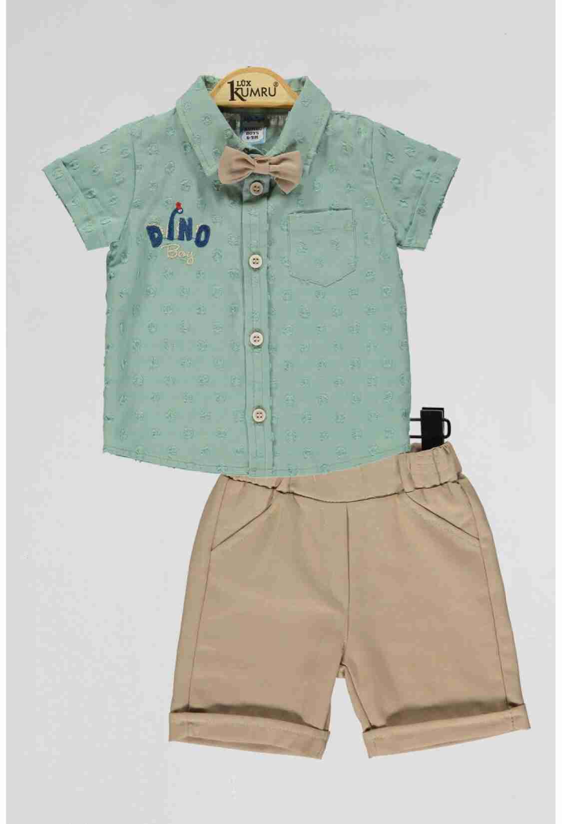 Baby Sets - Toptan Bebek 2'li Gömlek ve Şort Takım 6-18M 1075-4091 - Brand: Kumru Bebe - Kids & Bby Clothes From TheBS Kids Turkey