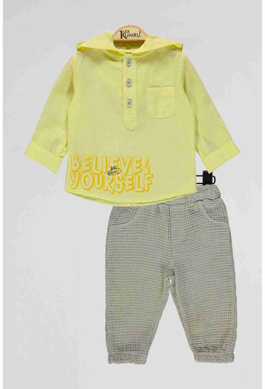 Baby Sets - Toptan Bebek 2'li Gömlek ve Şort Takım 6-18M 1075-4111 - Brand: Kumru Bebe - Kids & Bby Clothes From TheBS Kids Turkey